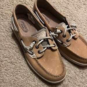 Sperry Light Brown Boat Shoes